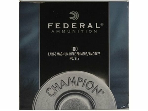 Federal Large Rifle Magnum Primers #215 Box of 1000 (10 Trays of 100) For Sale