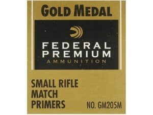 Federal Premium Gold Medal Small Rifle Match Primers #205M