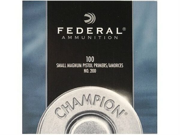 Federal Small Pistol Magnum Primers #200 Box of 1000 (10 Trays of 100) For Sale
