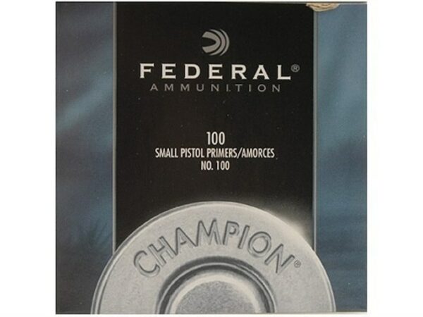 Federal Small Pistol Primers #100 Box of 1000 (10 Trays of 100) For Sale