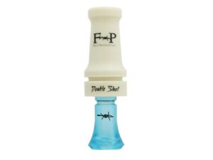 Field Proven Double Shot Polycarbonate Duck Call Ivory/Ice Blue For Sale