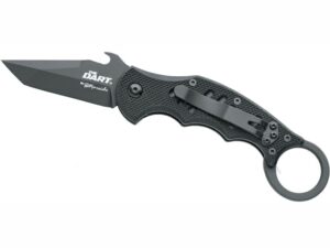 Fox Knives Dart Folding Knife 2.56″ Tanto Point N690 Black Blade G-10 Handle Black For Sale