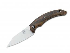 Fox Knives Slim Dragotac Folding Knife 3.1″Wharncliffe N690Co Stainless Steel Blade For Sale