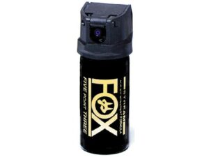 Fox Labs Pepper Spray Aerosol Flip Top 2% OC and UV Dye Black For Sale