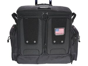 G.P.S. Tactical Rolling Range Bag Black For Sale