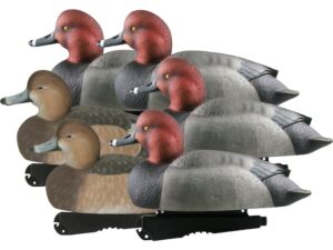 GHG Foam Filled Over-Size Redhead Duck Decoy Pack of 6 For Sale