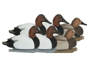 GHG Foam Filled Pro-Grade Canvasback Duck Decoy Pack of 6 For Sale