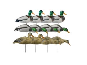 GHG Over-Size Harvester Pack Mallard Shell Duck Decoy Pack of 12 For Sale