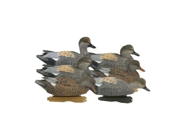 GHG Pro-Grade Weighted Keel Gadwall Duck Decoys Pack of 6 For Sale