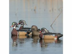 GHG Pro-Grade Wood Duck Decoy Pack of 6 For Sale