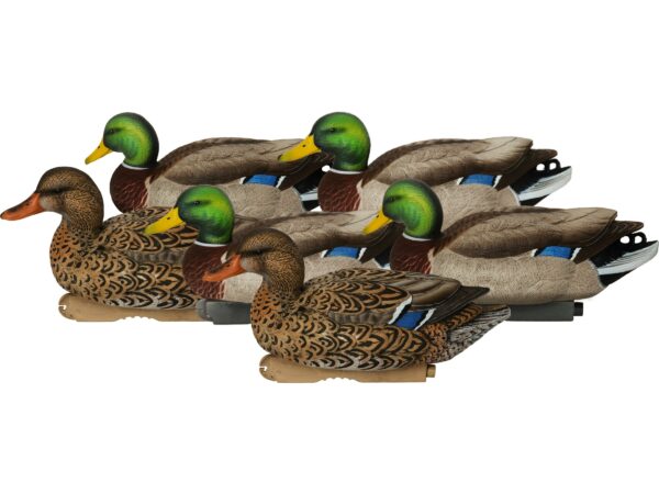 GHG XD Series Pro-Grade Active Mallard Duck Decoy Pack of 6 For Sale