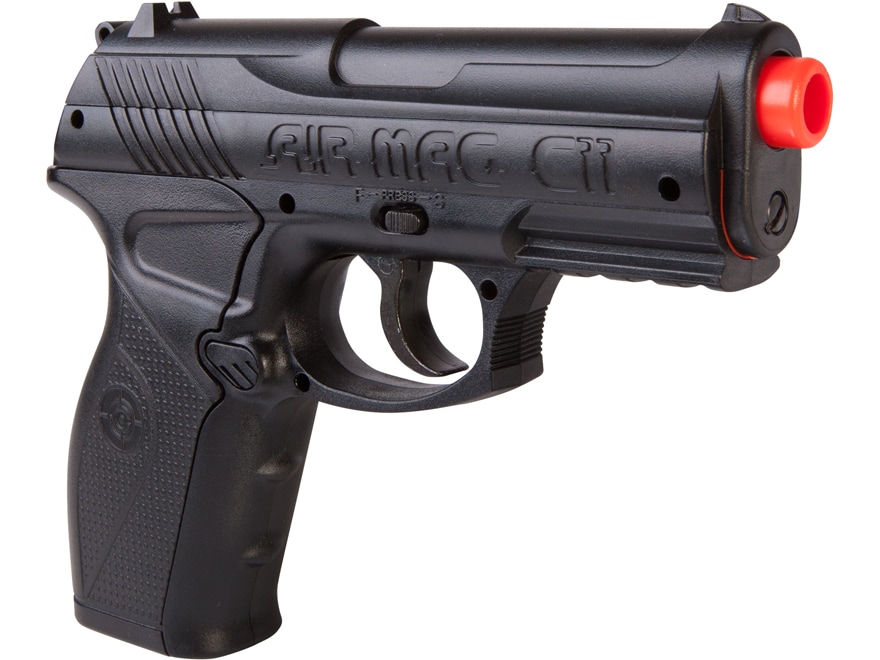 Game Face Air Mag C11 Airsoft Pistol 6mm BB CO2 Powered Semi-Automatic Black For Sale