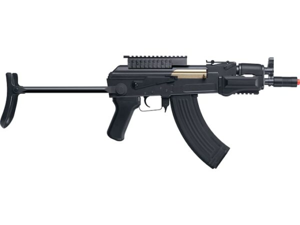 Game Face GF76 AK-47 AEG Airsoft Rifle 6mm BB Battery Powered Full-Auto/Semi-Auto Black For Sale