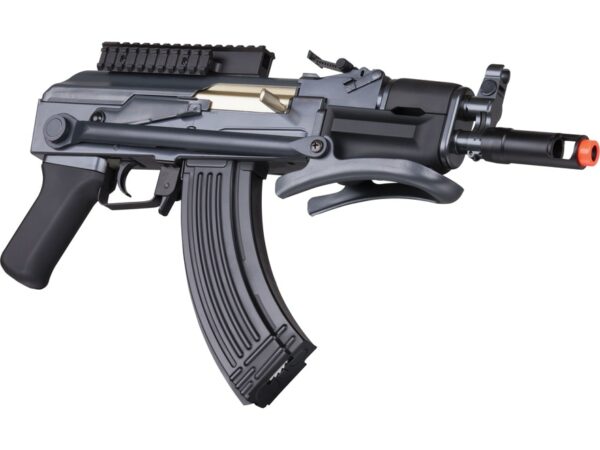 Game Face GF76 AK-47 AEG Airsoft Rifle 6mm BB Battery Powered Full-Auto/Semi-Auto Black For Sale