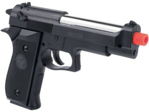 Game Face Recon Airsoft Pistol 6mm BB Spring Powered Single Shot Black For Sale