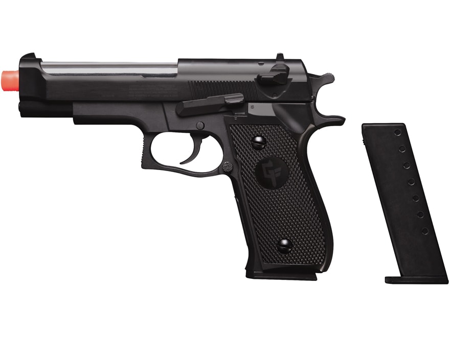 Game Face Recon Airsoft Pistol 6mm BB Spring Powered Single Shot Black For Sale