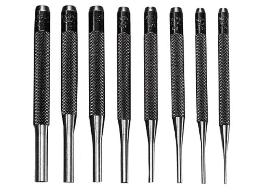 General Tools Drive Pin Punch Set 8-Piece Steel For Sale