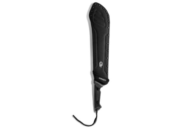 Gerber Bolo Machete 15.5″ Black 1050 Carbon Steel Blade Gator Grip Handle Black For Sale