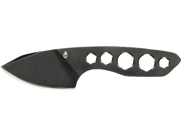 Gerber Dibs Fixed Blade Knife 2.5″ Drop Point 440A Stainless Black PVD Blade Stainless Steel Handle Black For Sale