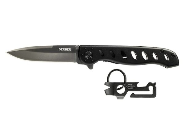 Gerber Evo Jr Folding Knife & Mullet Multi-Tool Combo Black For Sale