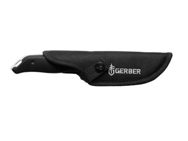 Gerber Moment Fixed Blade Hunting Knife 3.63″ 5Cr15MoV Stainless Steel Blade Rubber Handle Black For Sale