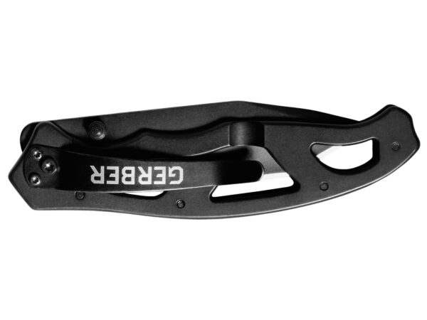Gerber Paraframe II Folding Pocket Knife 3.5″ Serrated Tanto Point 7Cr17MoV Steel Blade 3Cr13 Steel Handle Black For Sale