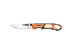 Gerber Randy Newberg EBS Replaceable Blade Fixed Blade Knife 440C Stainless Satin Blades Polymer Handle Orange For Sale