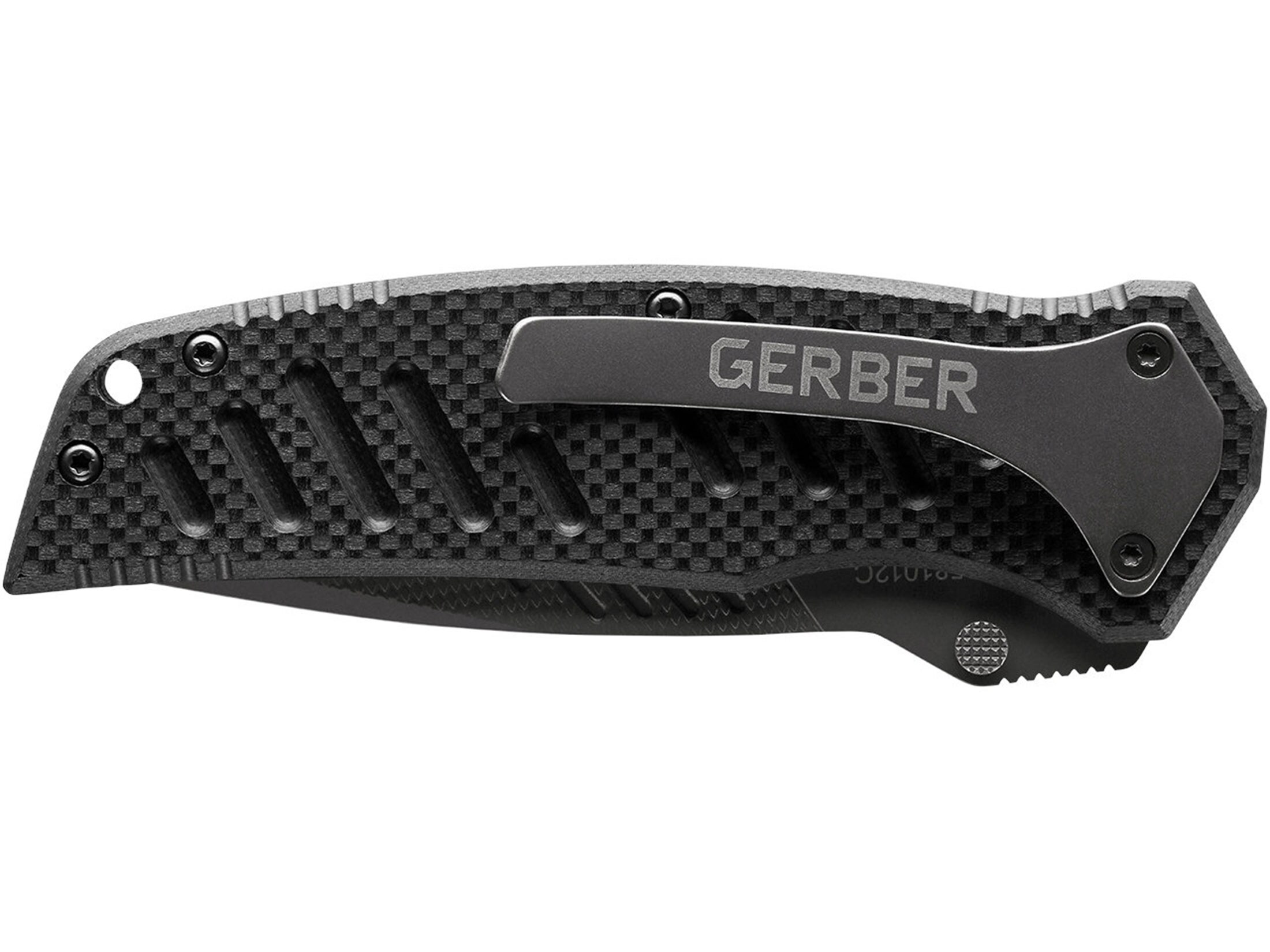 Gerber Swagger Assisted Open Folding Knife 3.25″ Black Drop Point 7Cr17MoV Stainless Steel Blade G-10 Handle Black For Sale