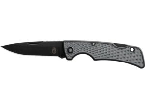 Gerber US1 Folding Pocket Knife 2.6″ Drop Point 420HC Steel Blade Rubber Handle Gray For Sale