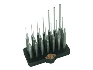 Grace USA 21-Piece Steel Punch Set with Bench Block For Sale