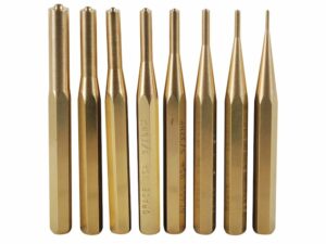 Grace USA Roll Pin Punch Set 8-Piece Brass For Sale