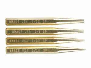 Grace USA Starter Punch Set 4-Piece Brass For Sale