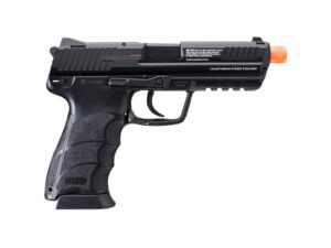 HK HK45 Airsoft Pistol 6mm BB Green Gas Powered Semi-Automatic Black For Sale