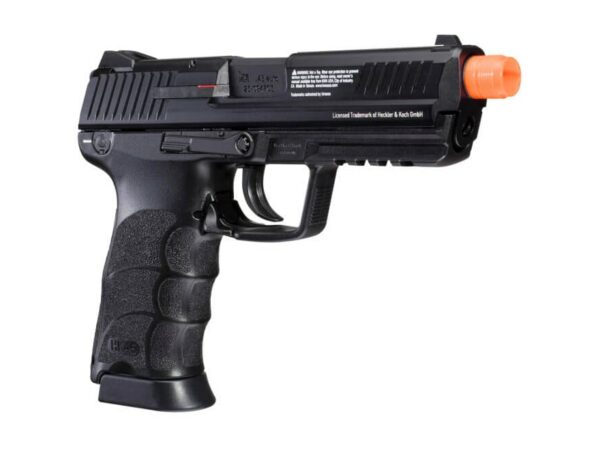 HK HK45 Airsoft Pistol 6mm BB Green Gas Powered Semi-Automatic Black For Sale