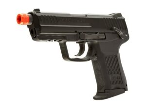 HK HK45 Compact Airsoft Pistol 6mm BB Green Gas Powered Semi-Automatic Black For Sale