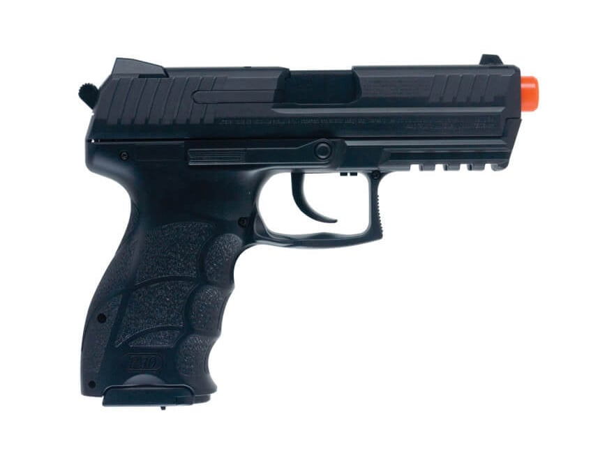 HK P30 Airsoft Pistol 6mm BB Spring Powered Single Shot Black For Sale