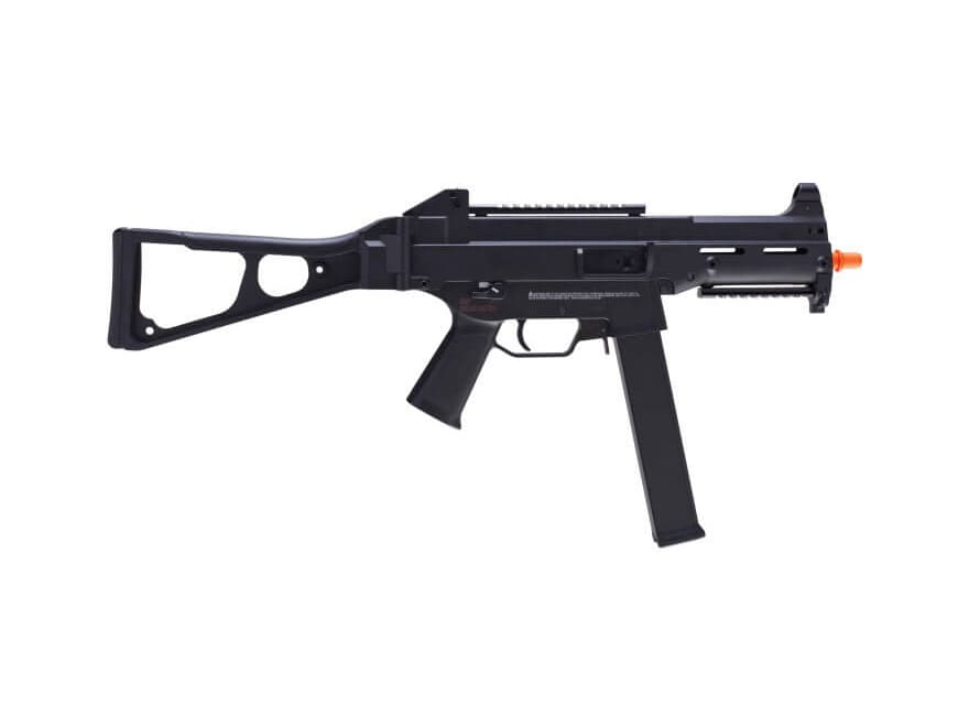 HK UMP Comp AEG Airsoft Rifle 6mm BB Battery Powered Semi-Automatic Black For Sale