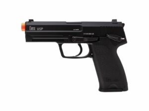 HK USP Airsoft Pistol 6mm BB Green Gas Powered Semi-Automatic Black For Sale