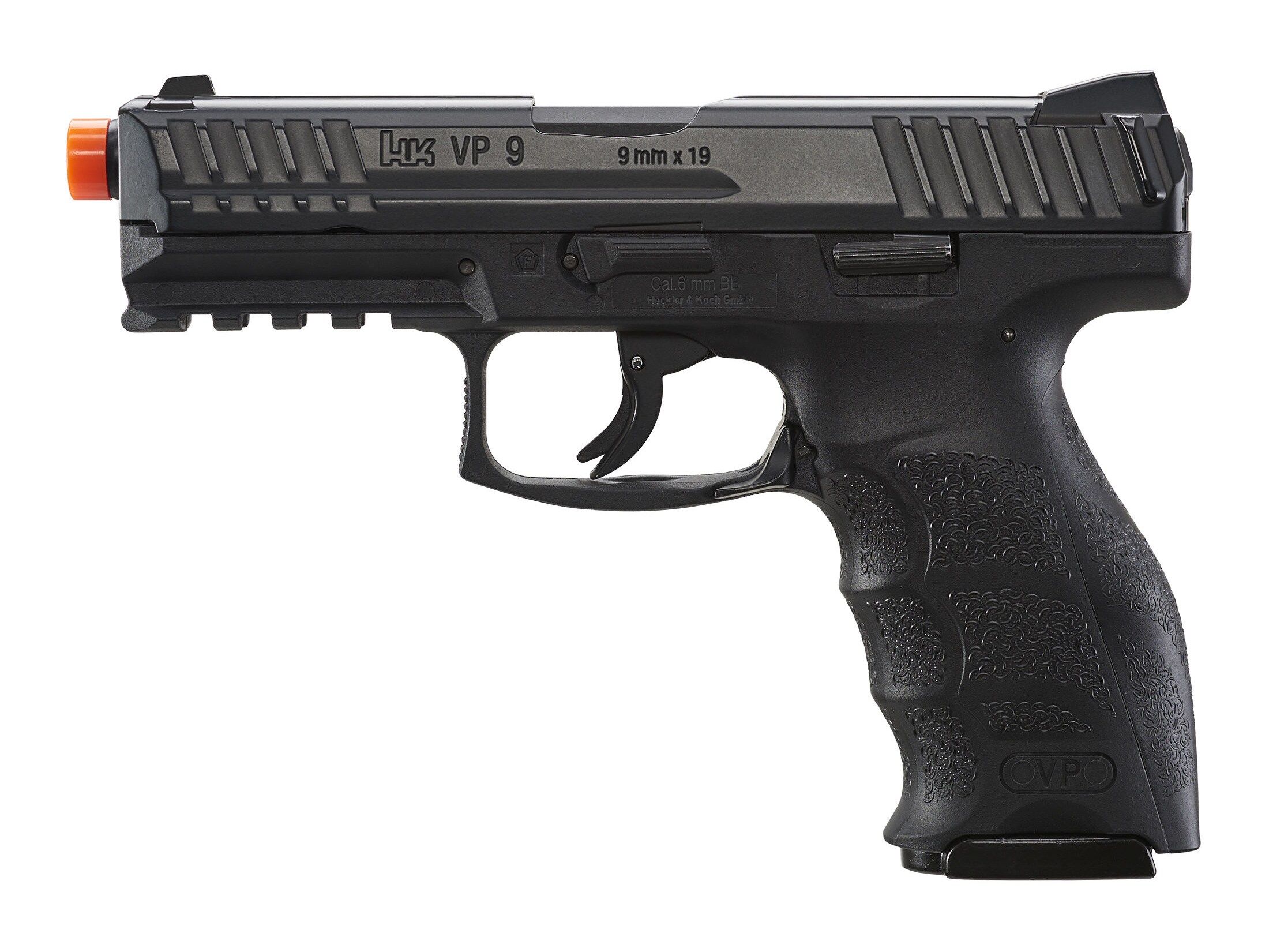HK VP9 Airsoft Pistol 6mm BB CO2 Powered Semi-Automatic Black For Sale