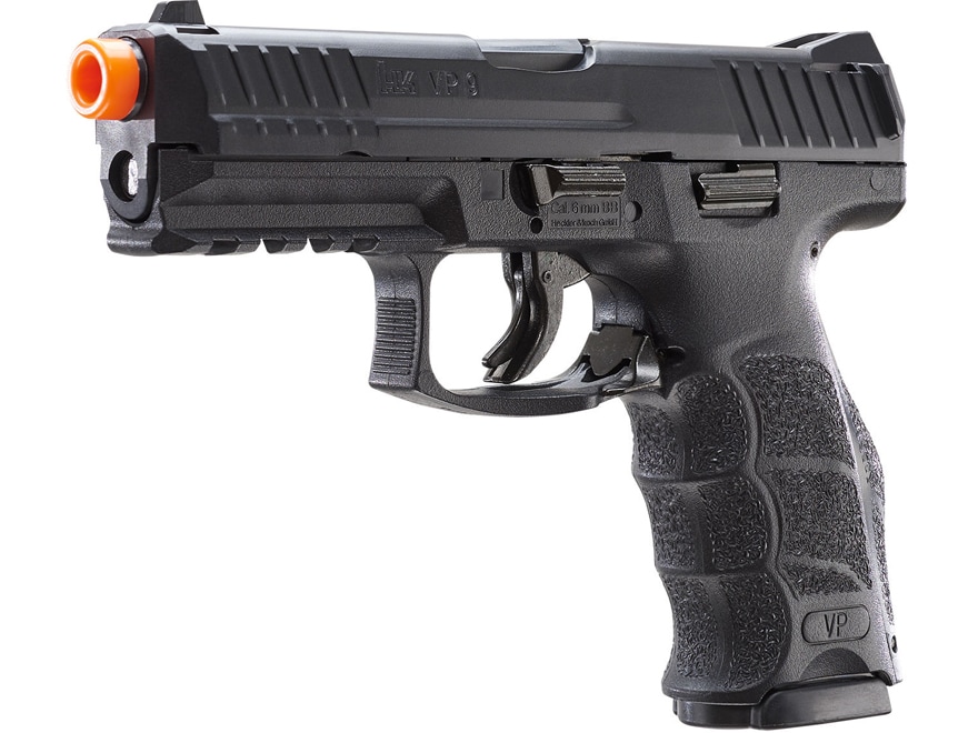 HK VP9 Airsoft Pistol 6mm BB Spring Powered Single Shot Black For Sale ...