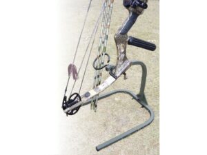 HME Archer’s Practice Stand Bow Holder Steel Green For Sale