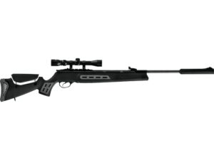 Hatsan Model 125 Sniper Break Barrel Air Rifle Pellet Synthetic Stock Black Barrel with 3-9×32 Optima Scope Black For Sale