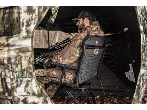 Hawk Stealth Spin Blind Chair Steel Gray For Sale