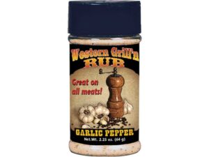 Hi Mountain Western Grill ‘N Rub Garlic Pepper Seasoning 2.25 oz For Sale