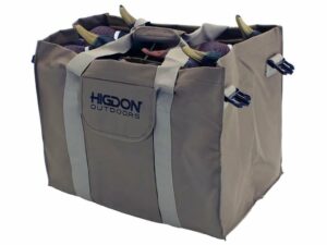 Higdon 6-Slot Full Body Duck Decoy Bag Polyester Brown For Sale