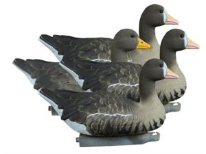 Higdon Full Size Floater Specklebelly Goose Decoy Polymer Pack of 4 For Sale