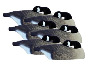 Higdon Full Size Half Shell Sleeper Pack Canada Goose Decoy Polymer Pack of 6 For Sale