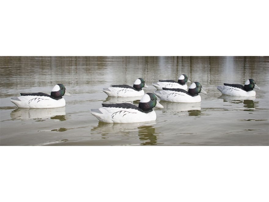 Higdon Standard Foam Filled Bufflehead Duck Decoy Polymer Pack of 6 For Sale