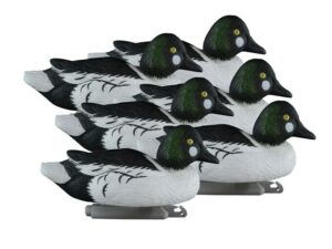 Higdon Standard Foam Filled Goldeneye Duck Decoy Polymer Pack of 6 For Sale