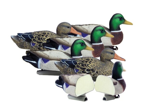 Higdon Standard Foam Filled Mallard Duck Decoy Polymer Pack of 6 For Sale